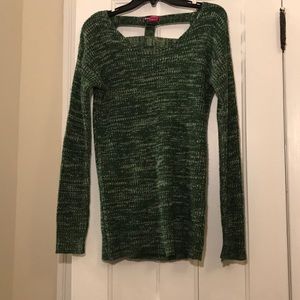 Strappy back sweater